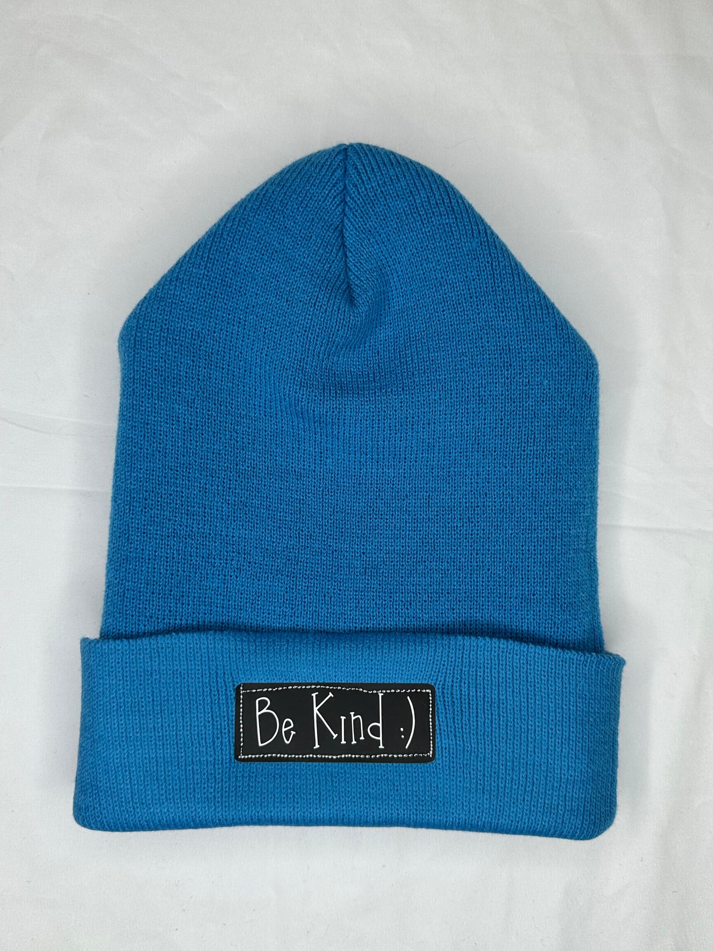 Be Kind :) Beanie (V2 Light Blue)