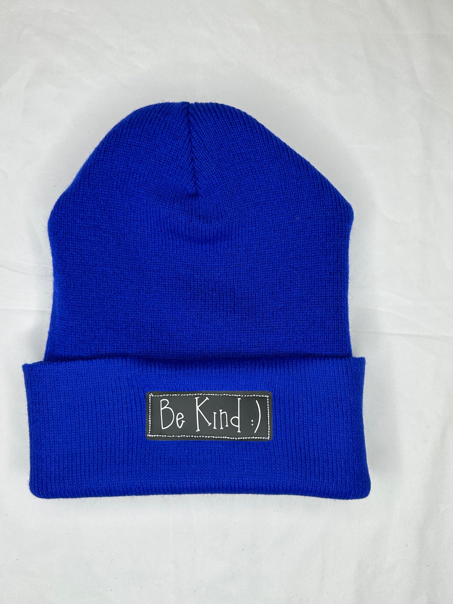 Be Kind :) Beanie (V2 Blue)